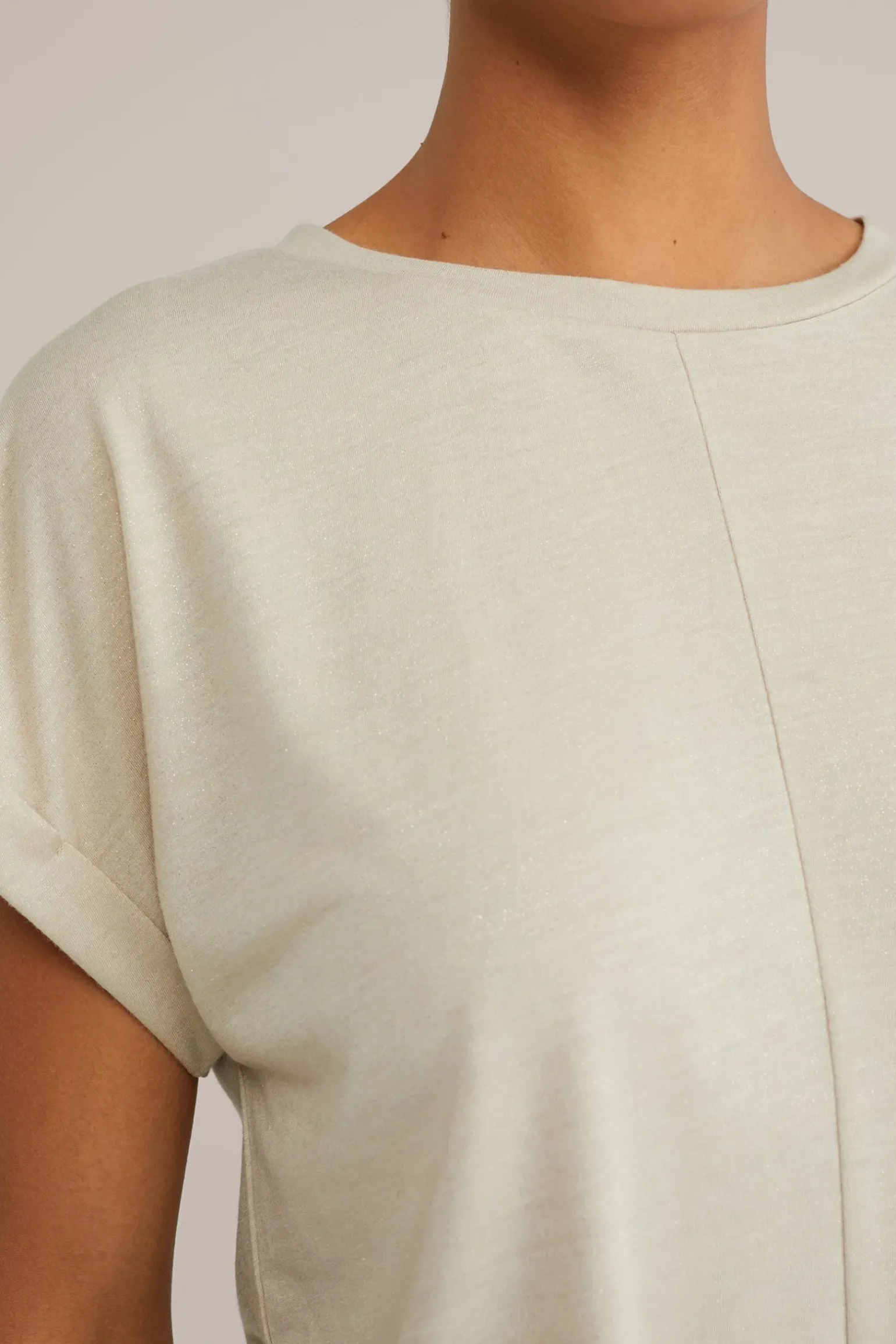 T-shirt met glittergaren