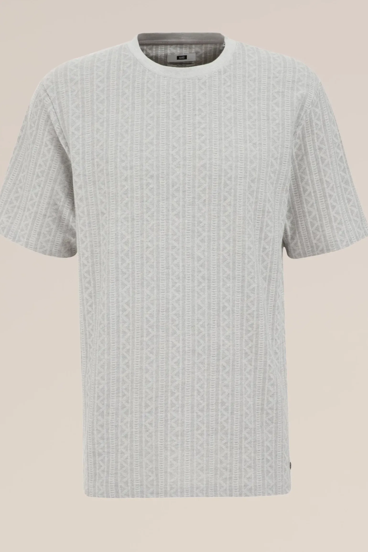 T-shirt met Jacquard dessin