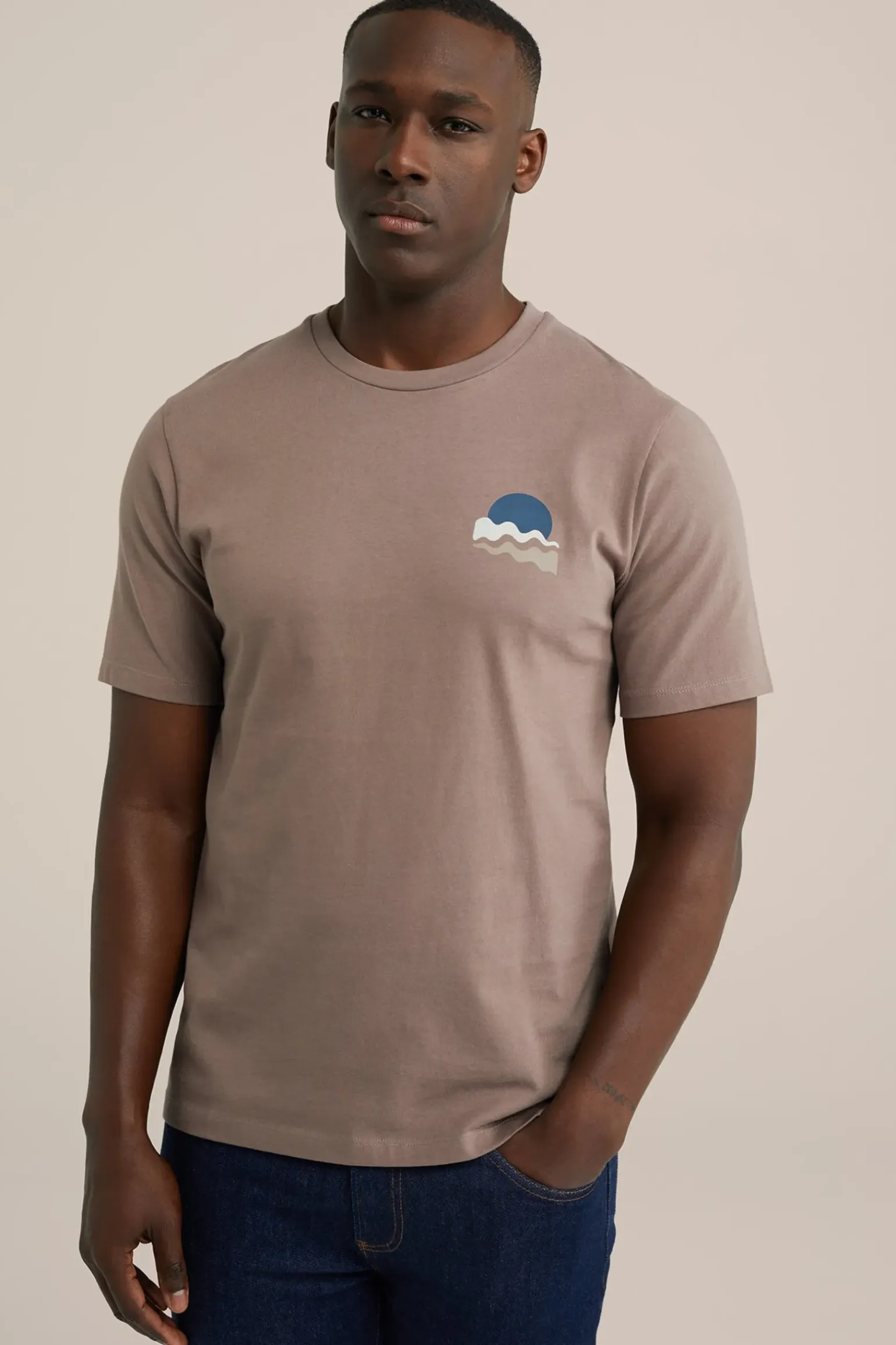 T-shirt met opdruk