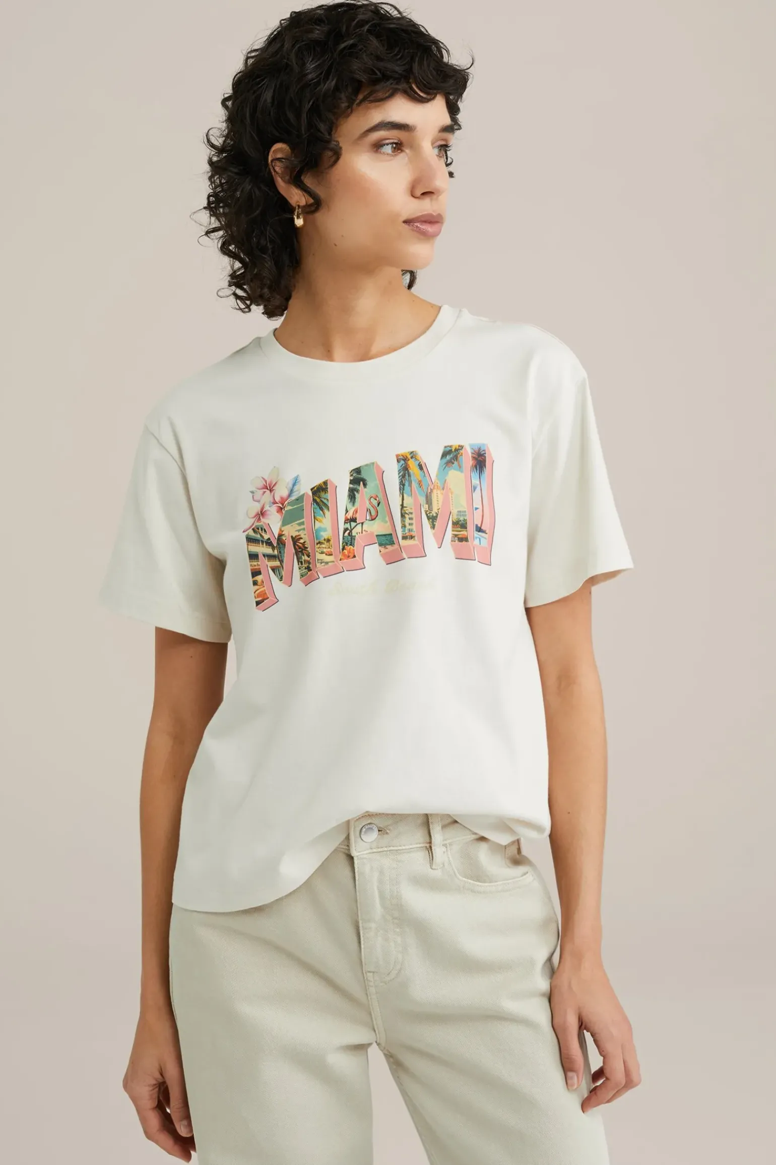 T-shirt met opdruk