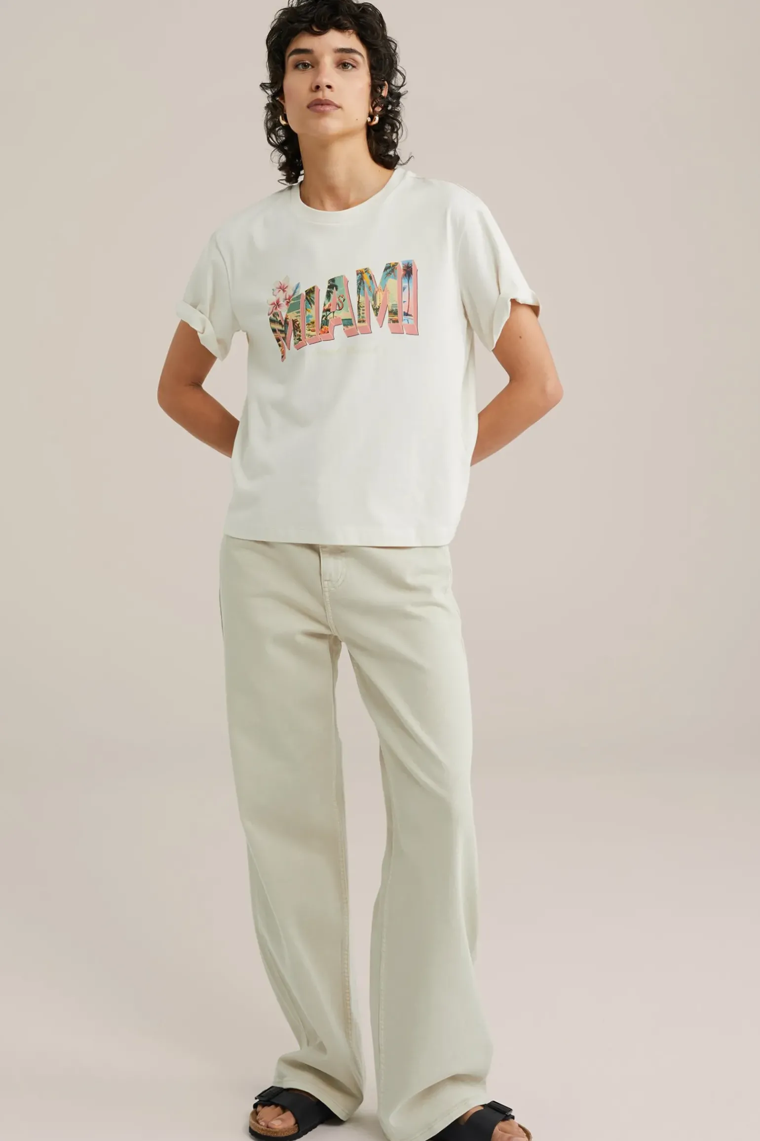 T-shirt met opdruk