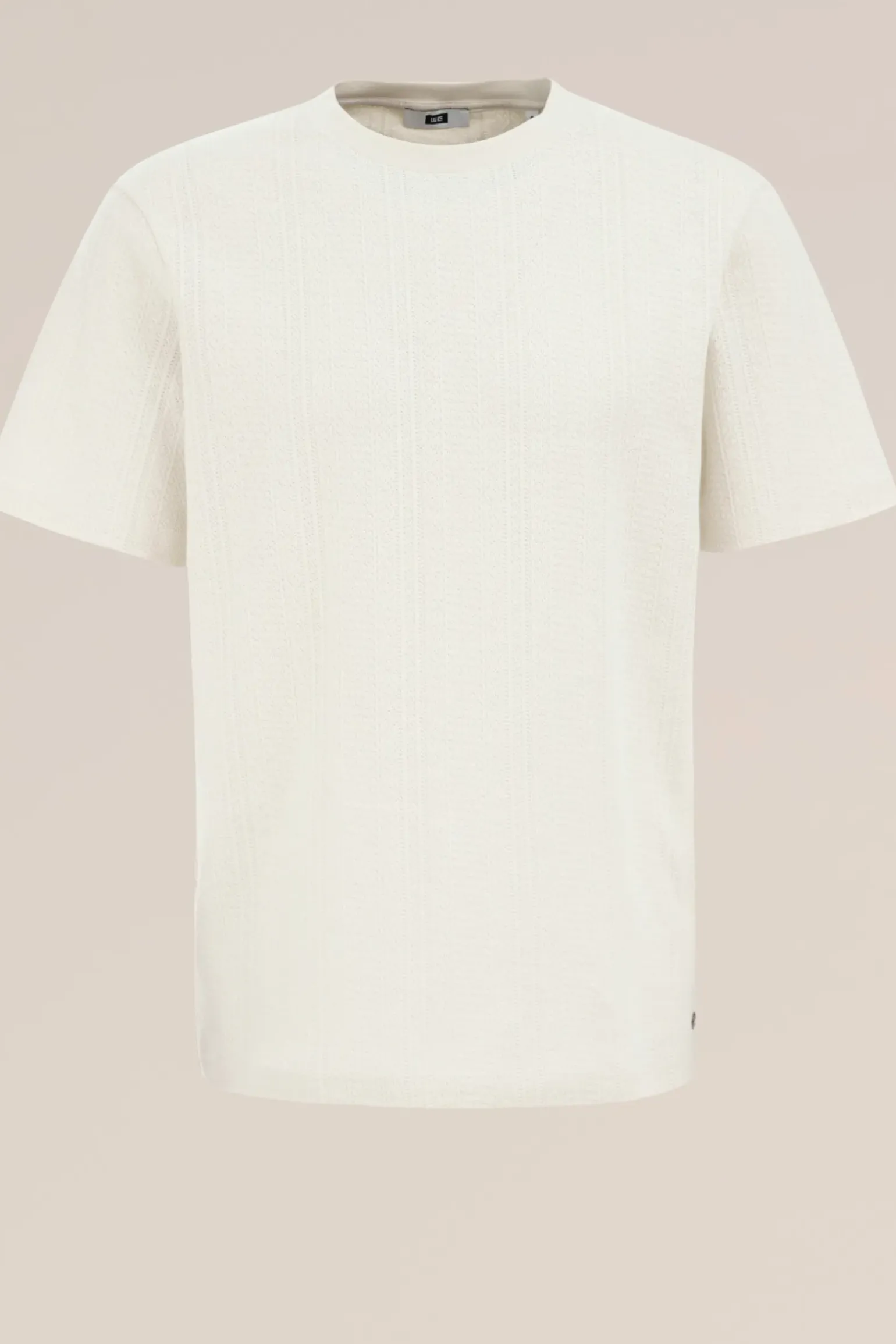 T-shirt met structuur