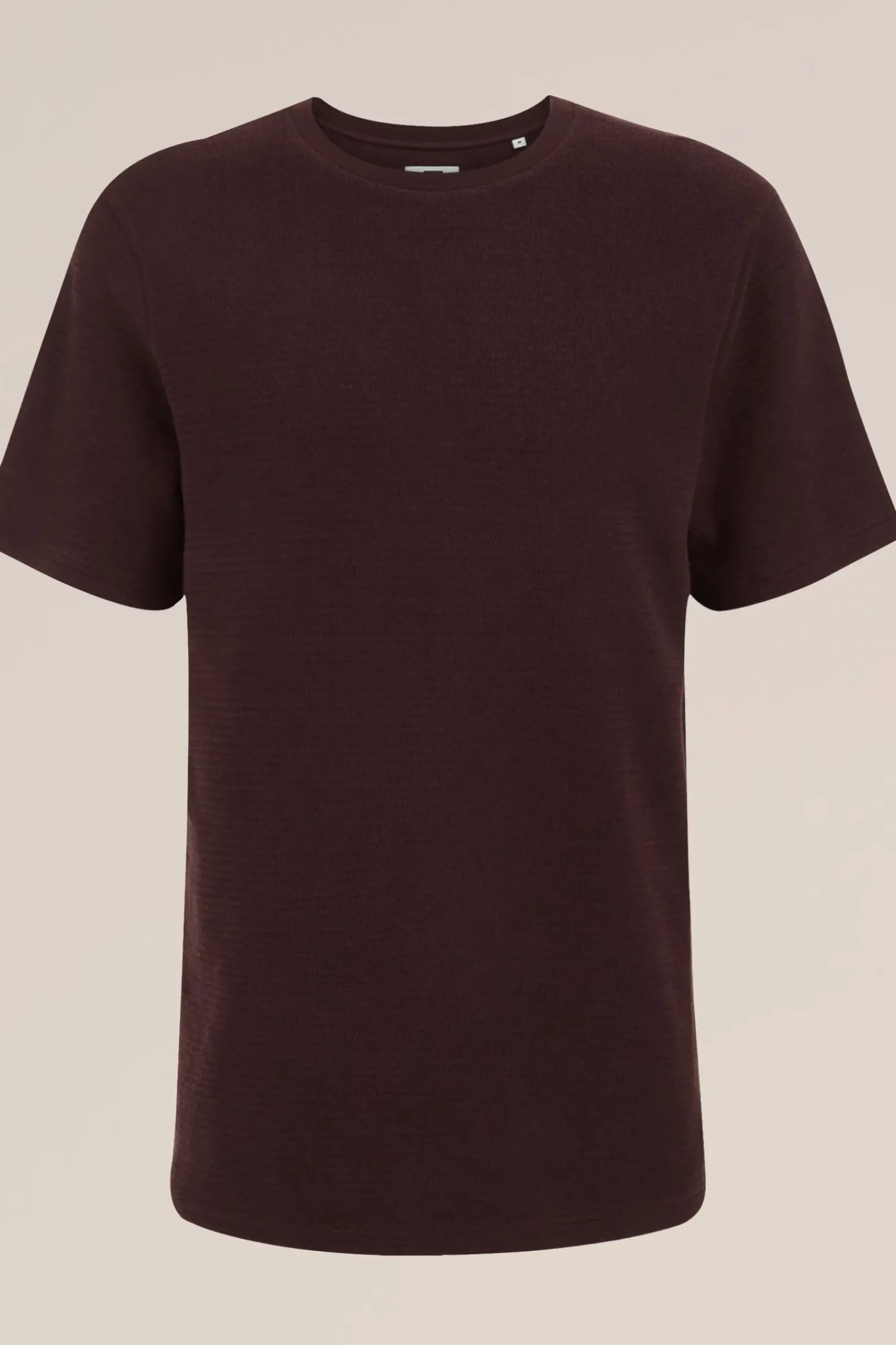 T-shirt met structuur