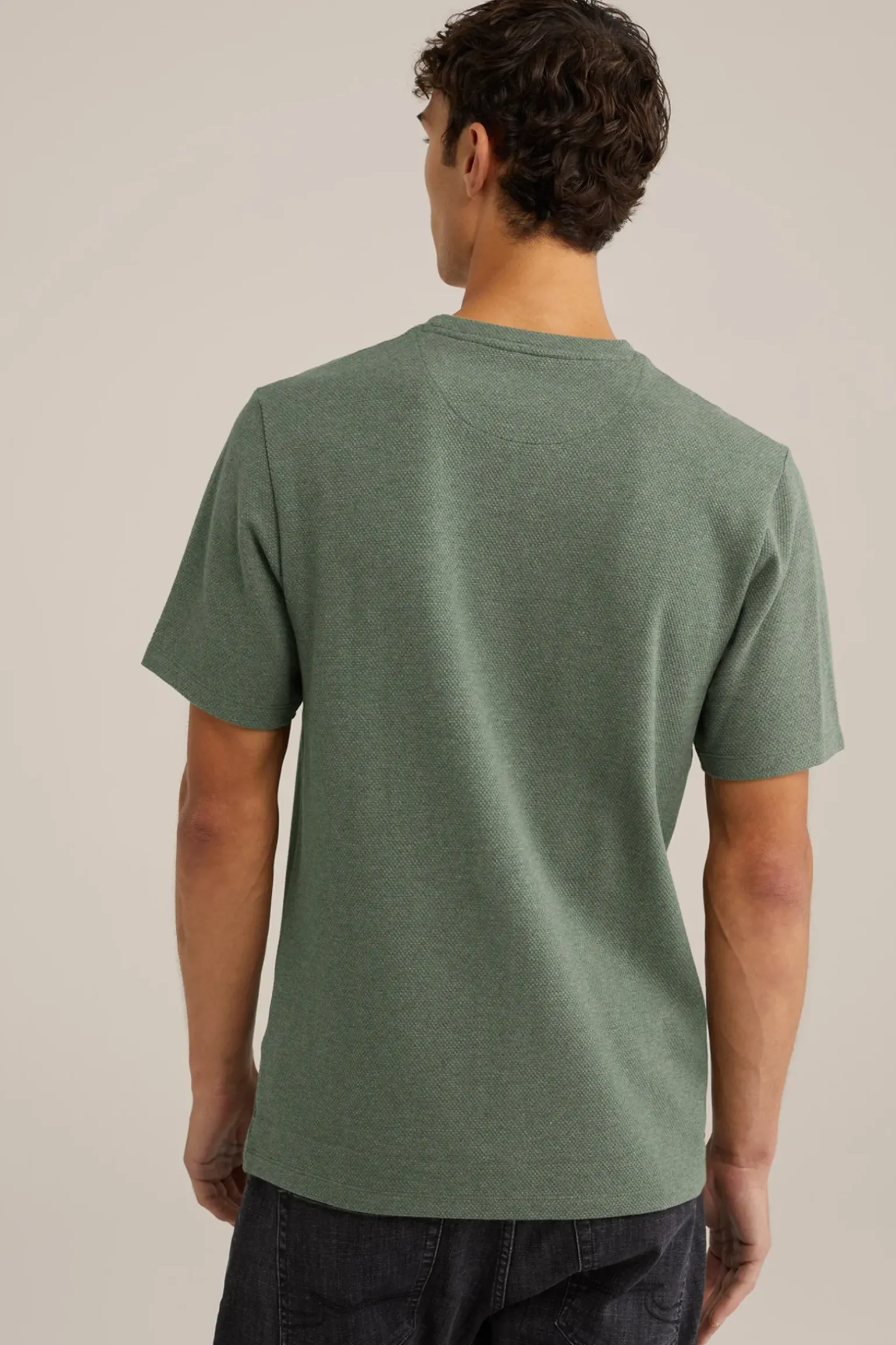 T-shirt met structuur