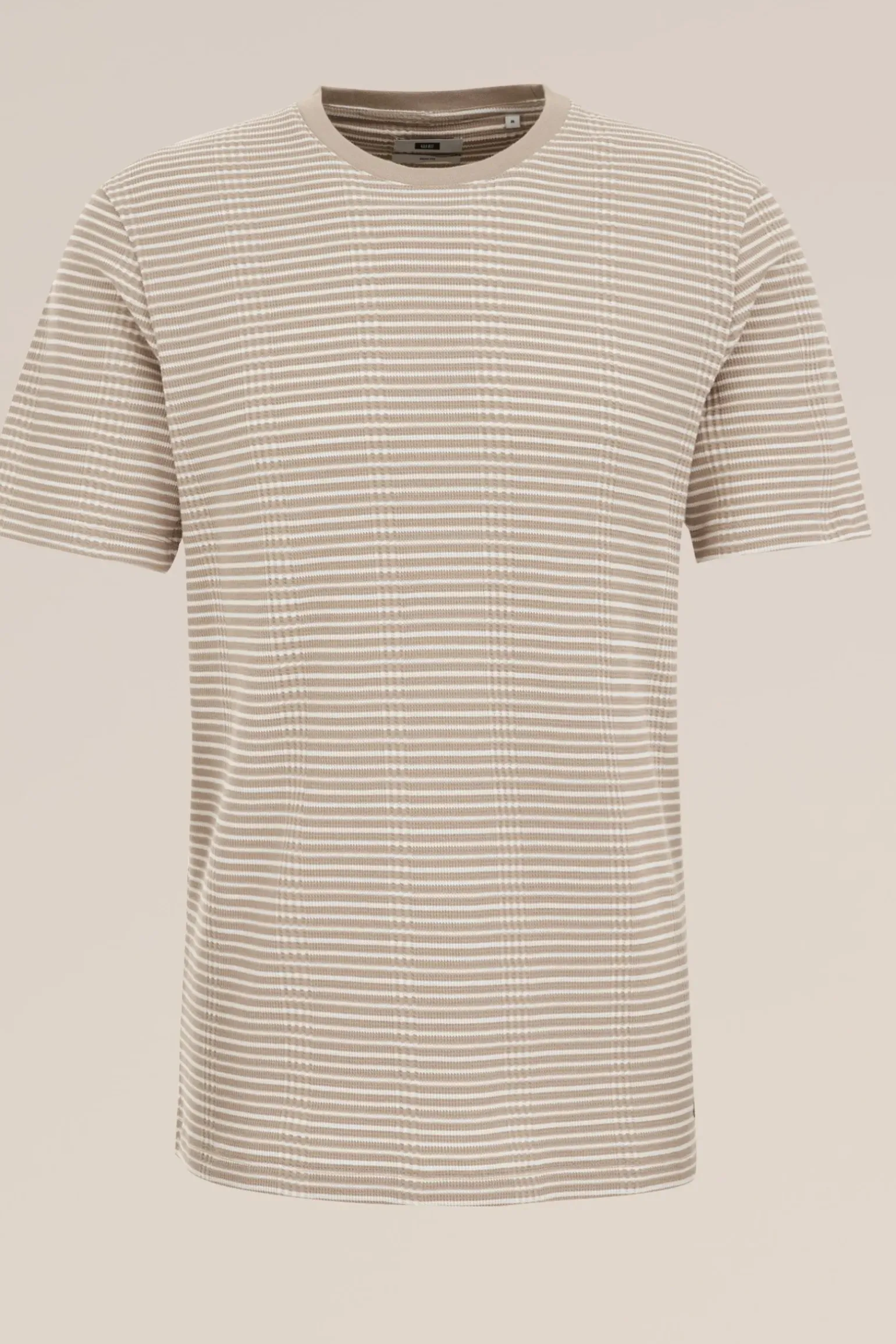 T-shirt met structuur