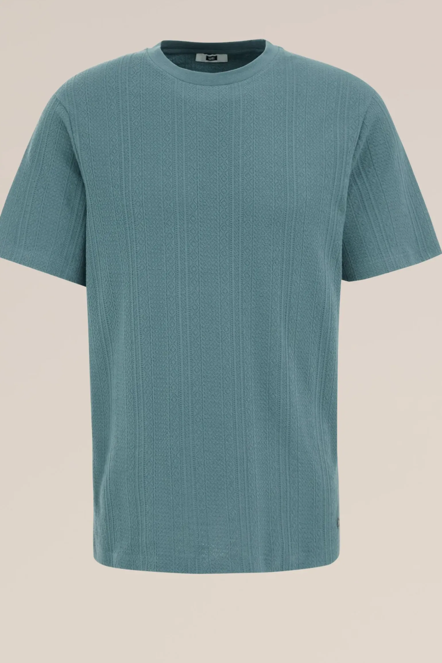 T-shirt met structuur
