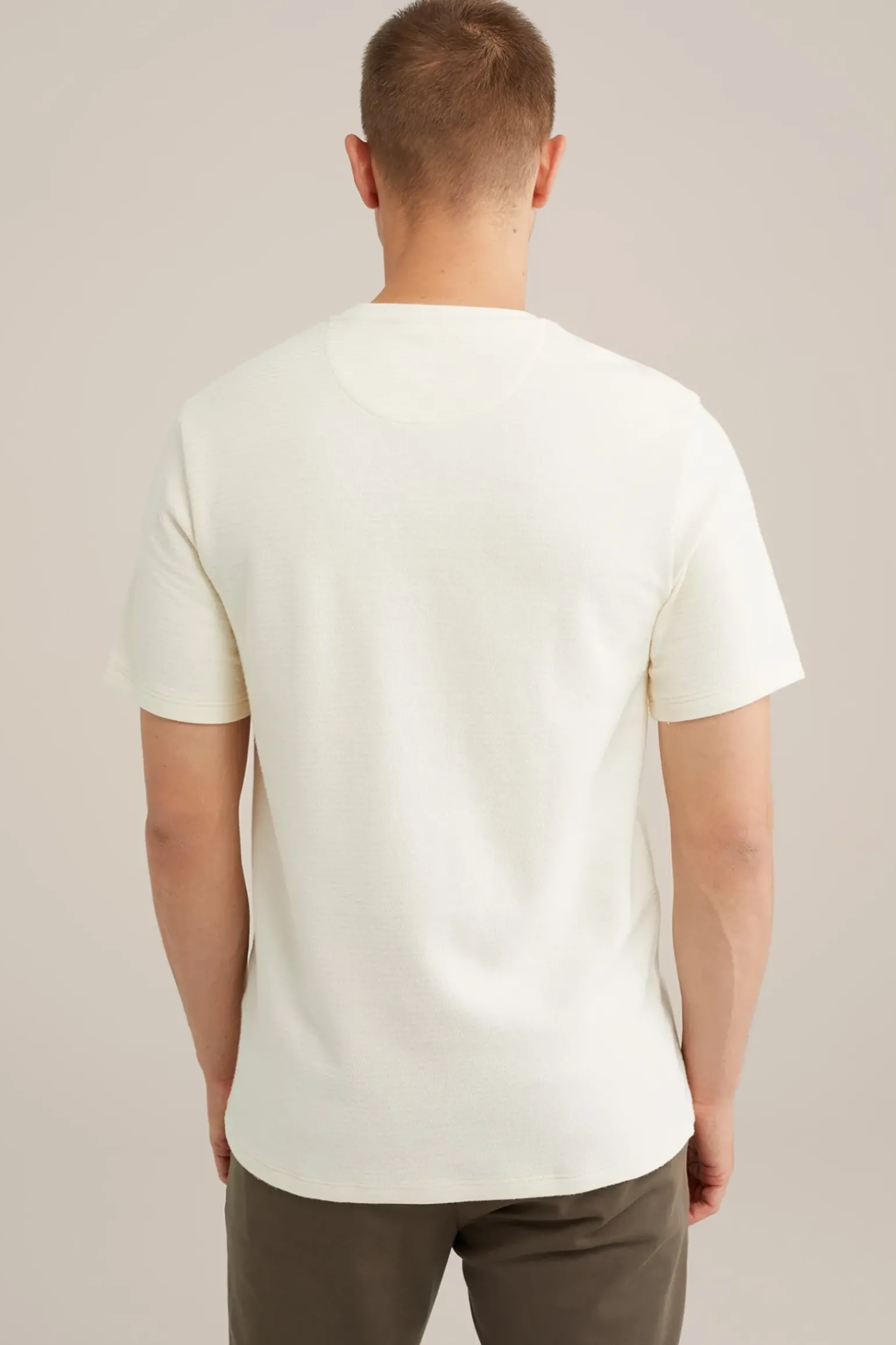 T-shirt met structuur