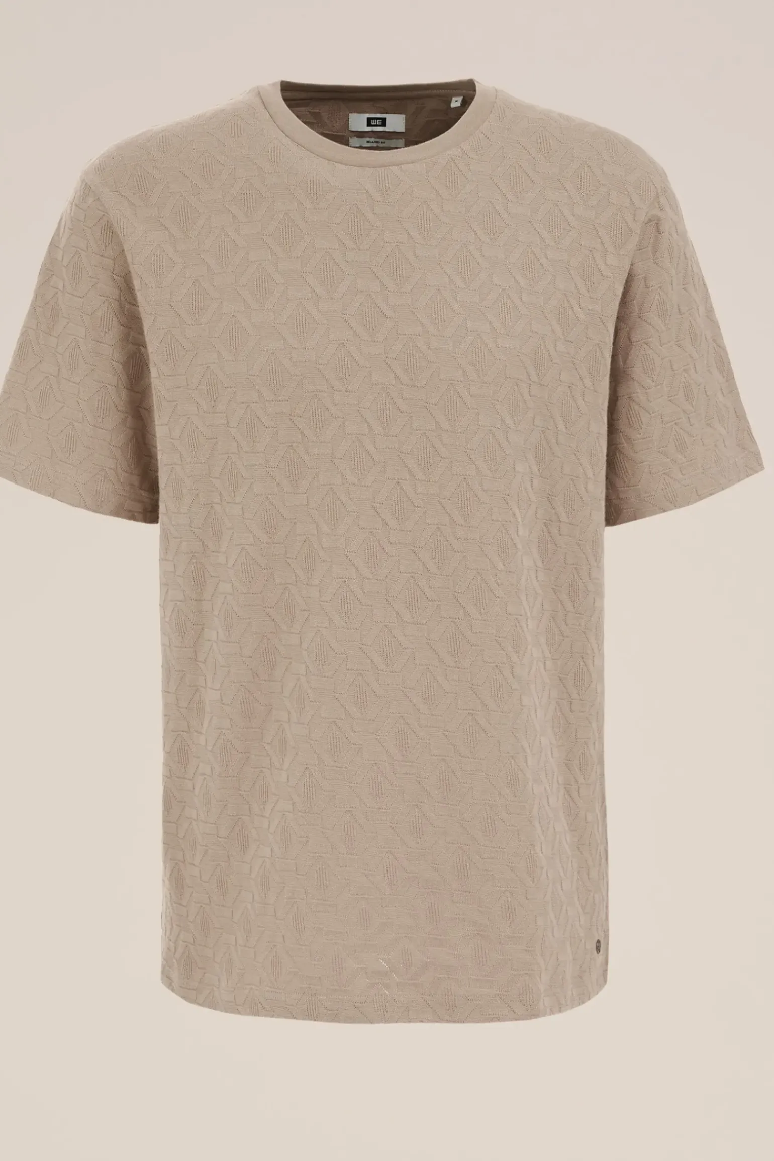 T-shirt met structuur