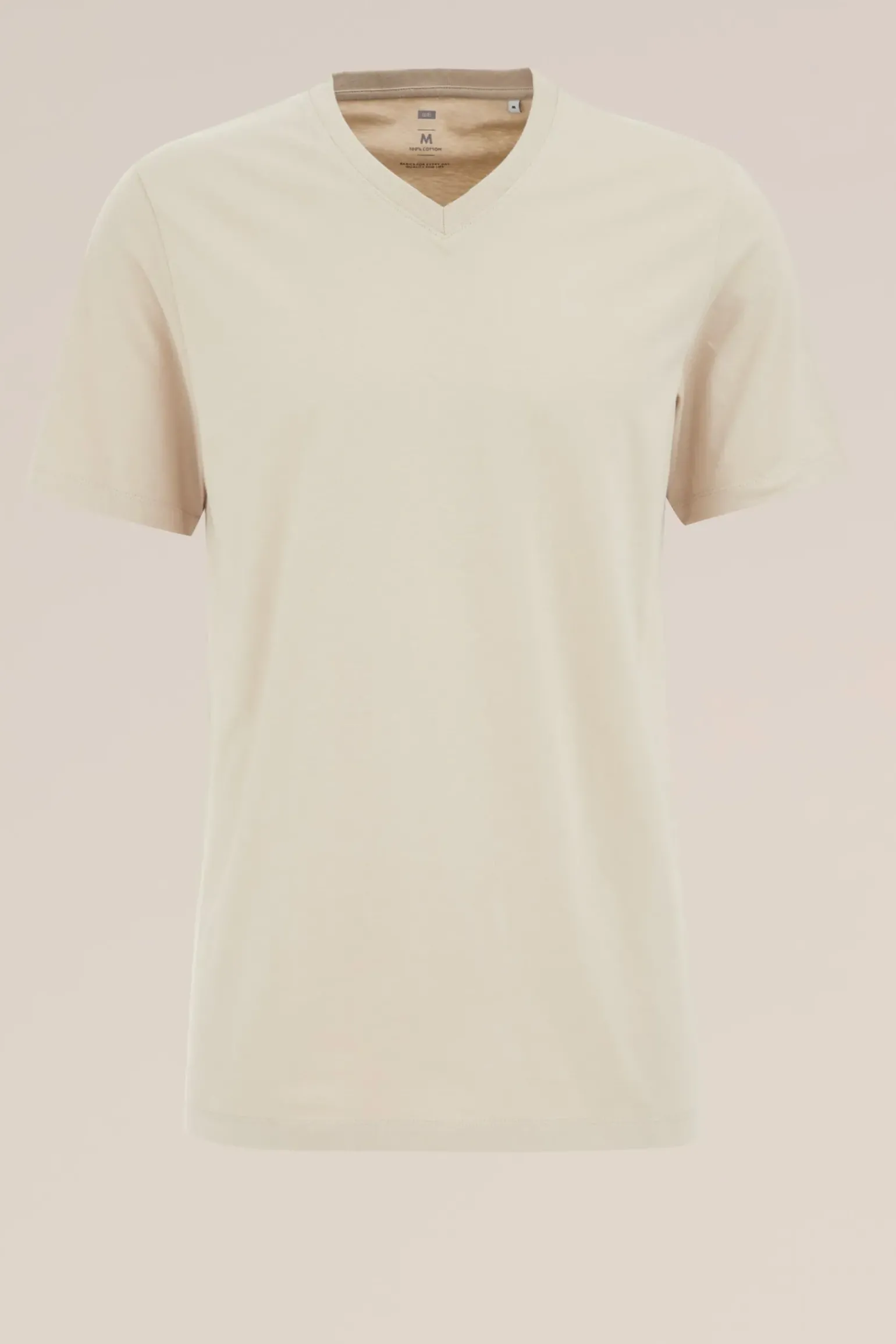 T-shirt met v-hals