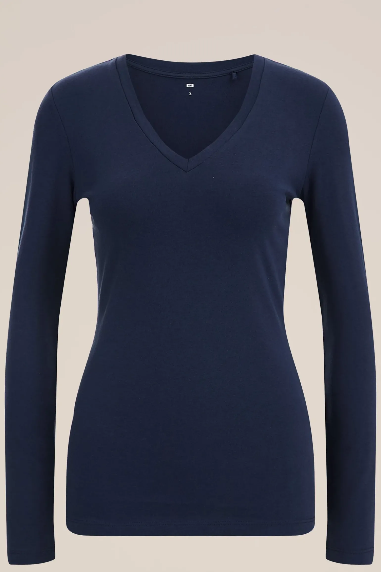 T-shirt met V-hals