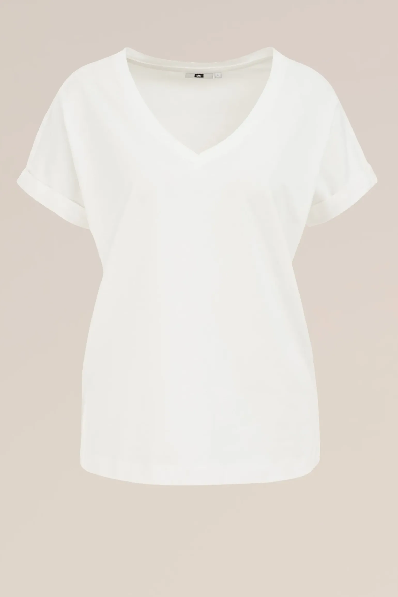 T-shirt met V-hals