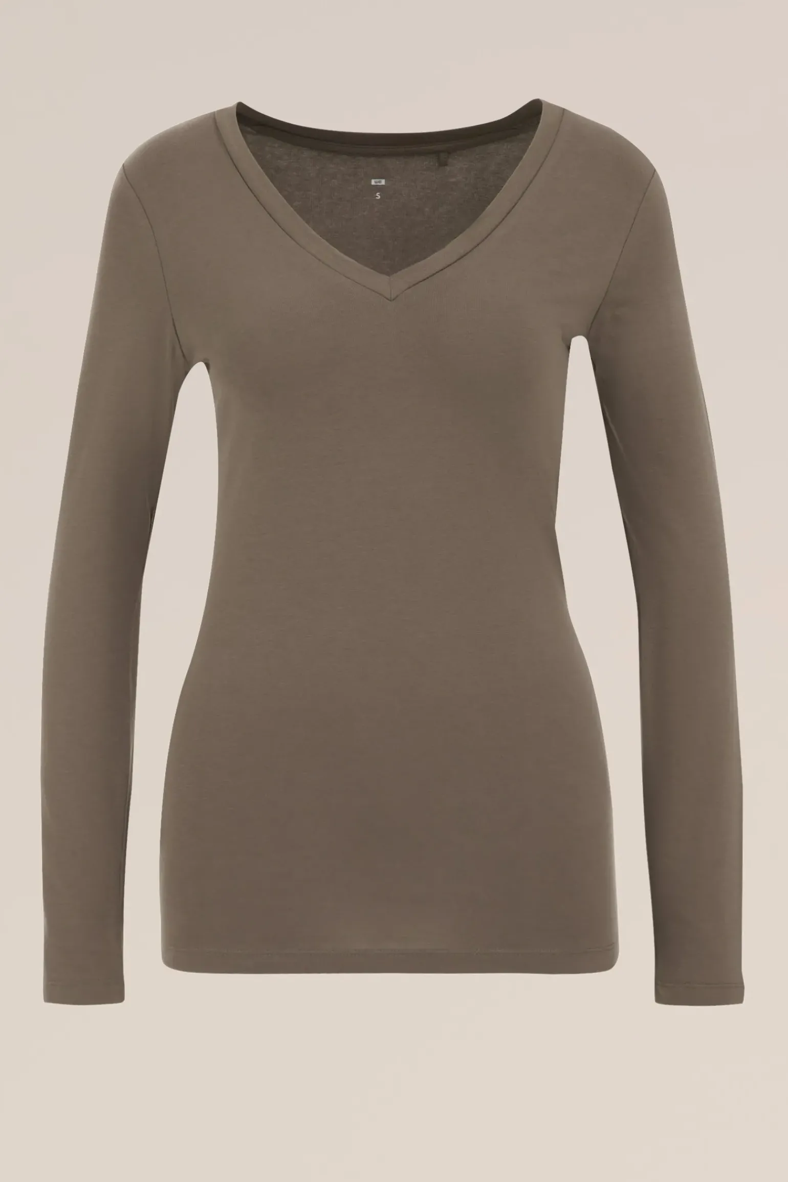 T-shirt met V-hals
