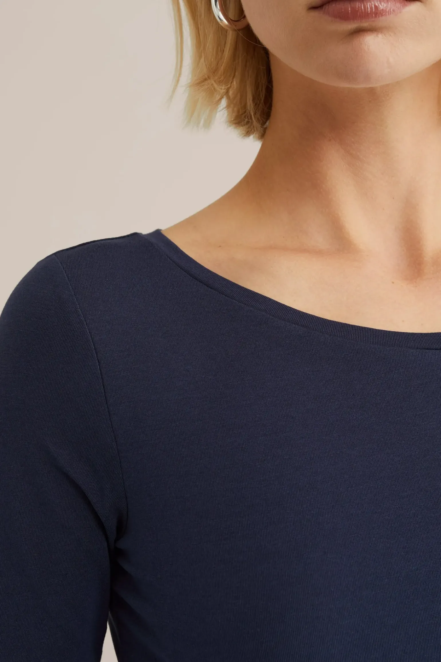 T-shirt van katoenmix