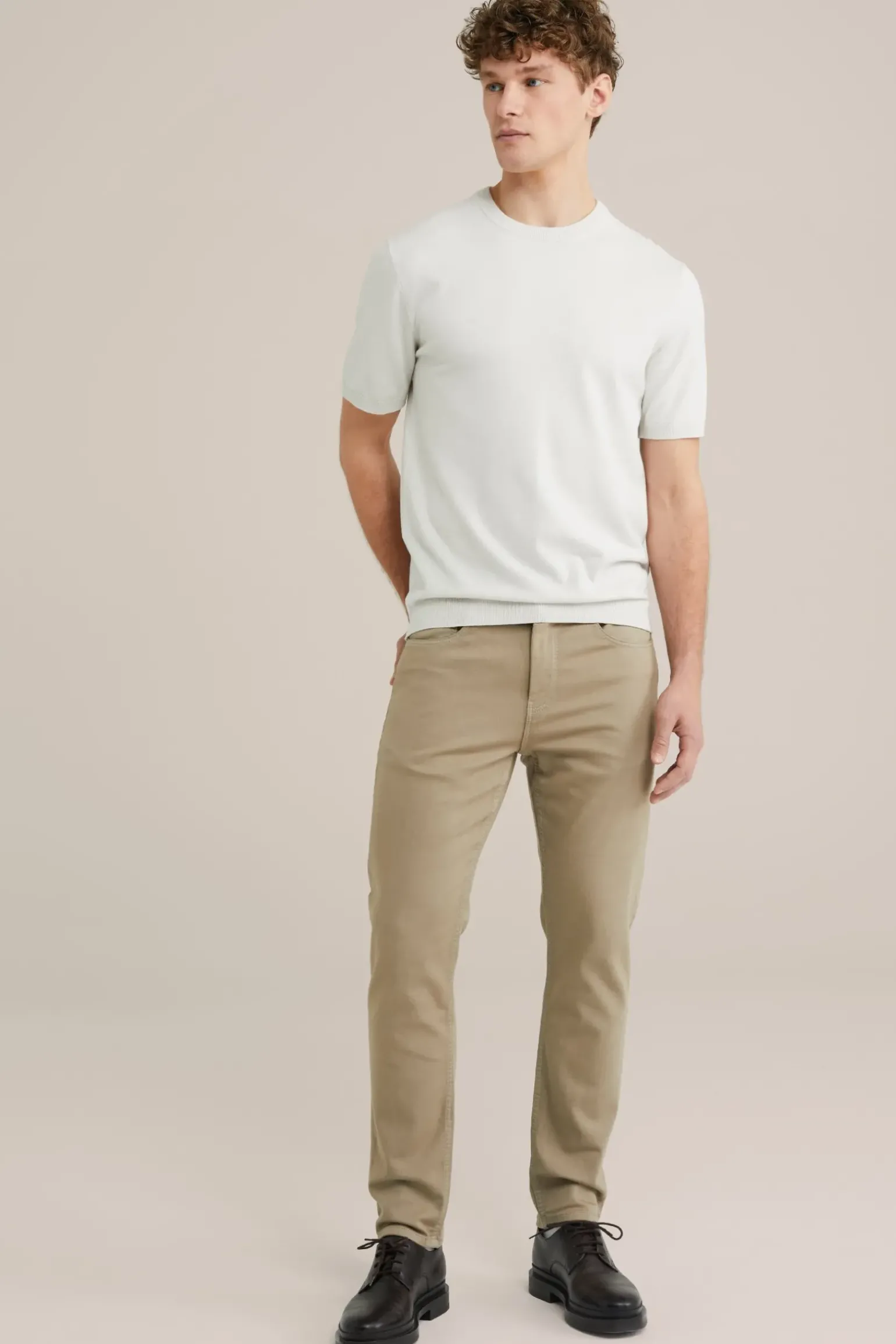 T-shirt van katoenmix