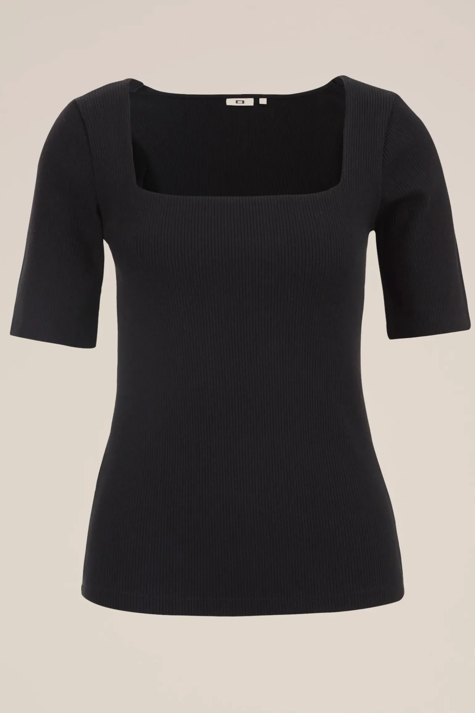 T-shirt van ribstof