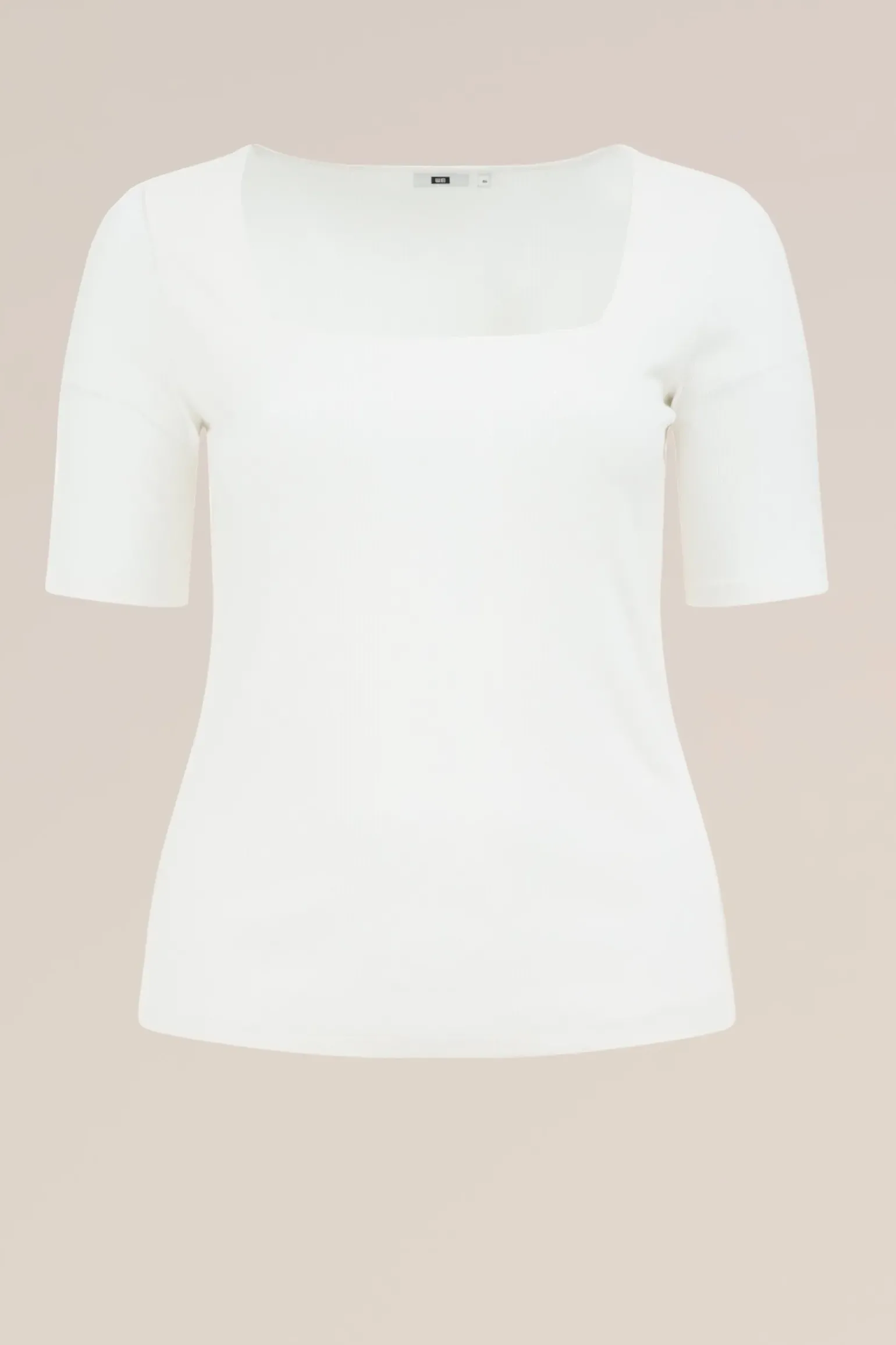 T-shirt van ribstof - Curve