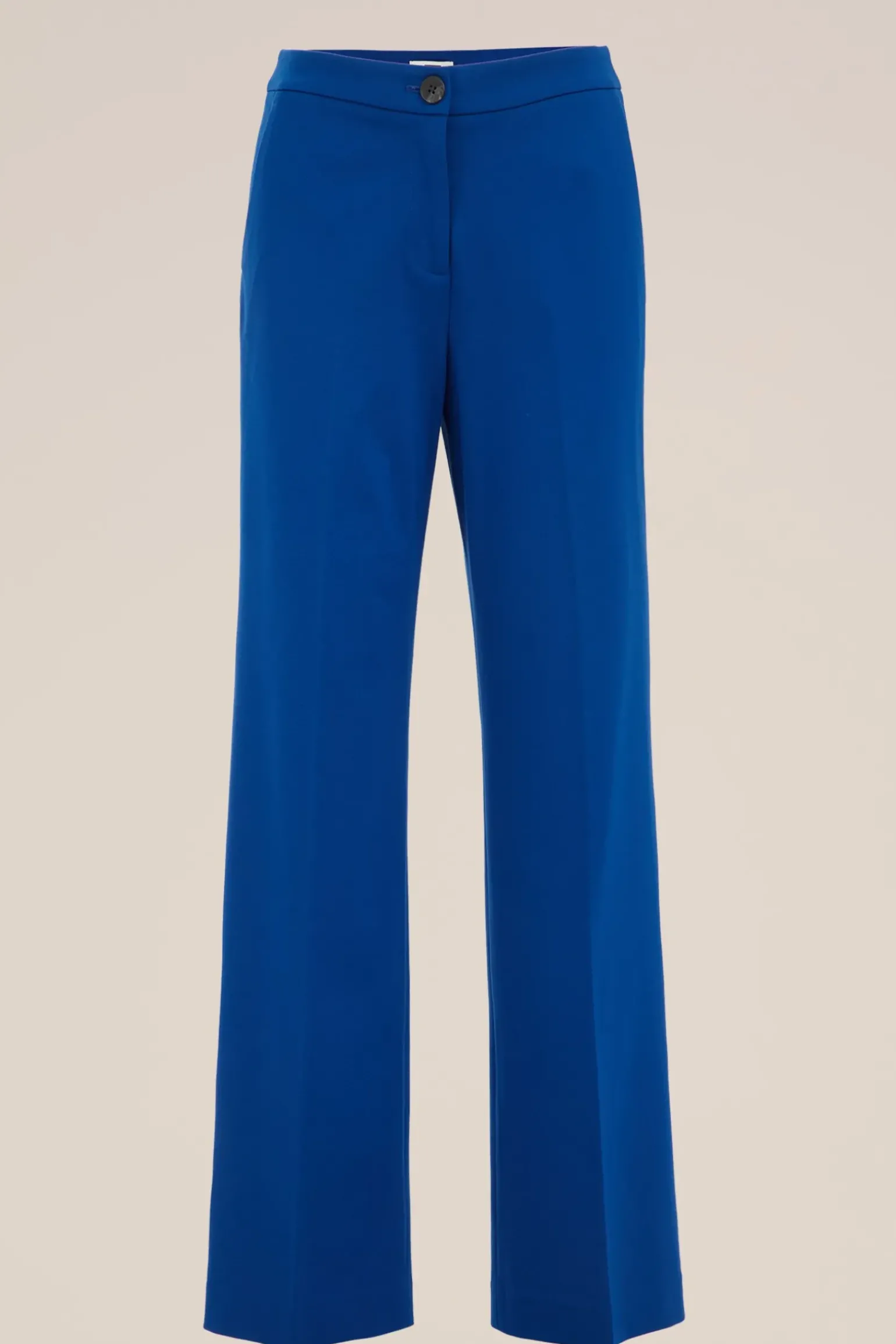wide leg jersey pantalon met stretch